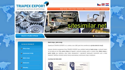 triapexexport.cz alternative sites