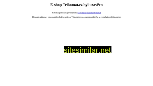trikomat.cz alternative sites