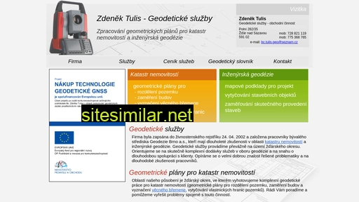 tulisgeo.cz alternative sites