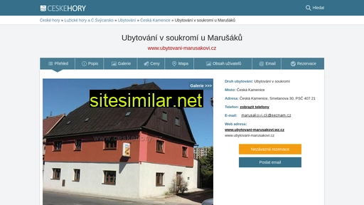 ubytovani-marusakovi.cz alternative sites