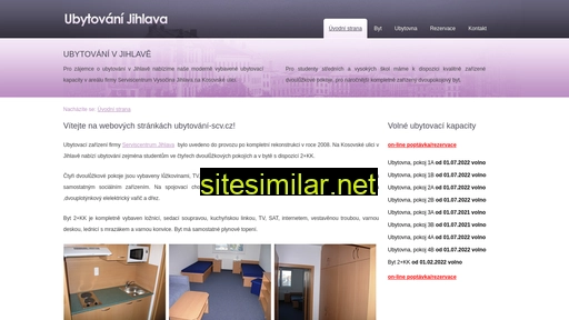 ubytovani-scv.cz alternative sites