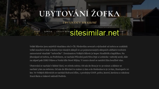 ubytovani-zofka.cz alternative sites