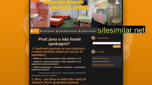 ubytovanikravare.cz alternative sites