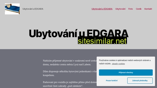 ubytovaniuedgara.cz alternative sites
