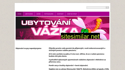ubytovanivazka.cz alternative sites