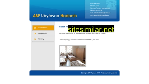 ubytovna-abp.cz alternative sites
