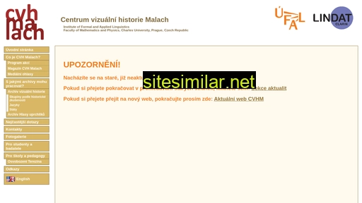 ufal.mff.cuni.cz alternative sites