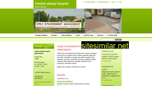 uhelnemacho.cz alternative sites
