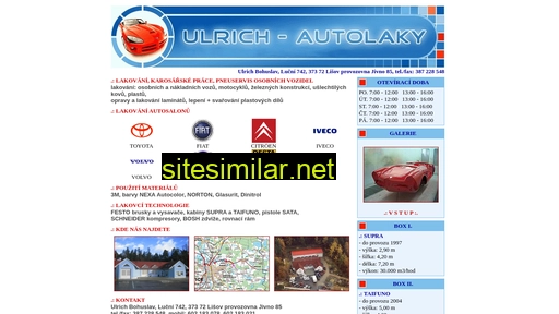 ulrichautolaky.cz alternative sites