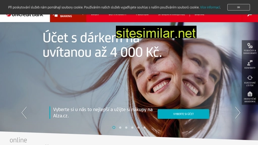 unicreditbank.cz alternative sites