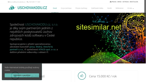 uschovakodu.cz alternative sites