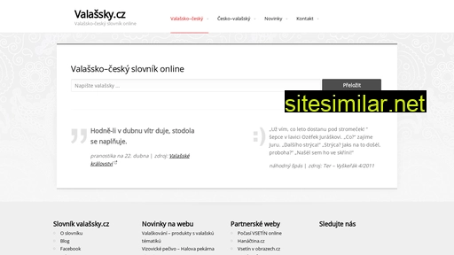 valassky.cz alternative sites