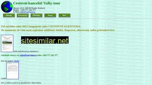 varytour.cz alternative sites