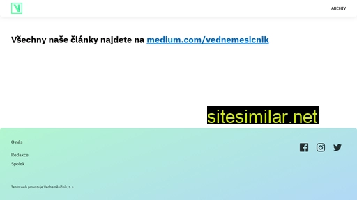 vednemesicnik.cz alternative sites