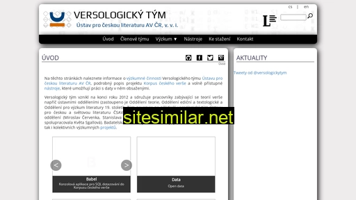 Versologie similar sites