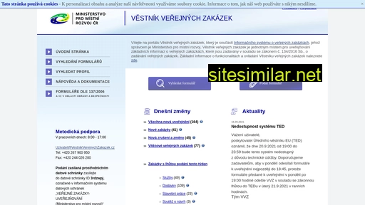 vestnikverejnychzakazek.cz alternative sites