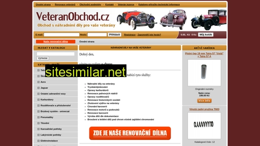 veteranobchod.cz alternative sites