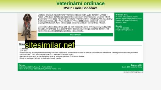 veterina-praha4.cz alternative sites