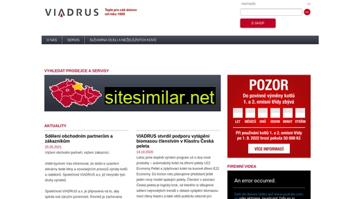 viadrus.cz alternative sites