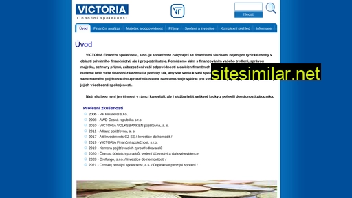 victoriafinancial.cz alternative sites