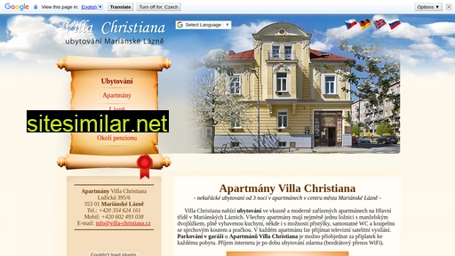 villa-christiana.cz alternative sites