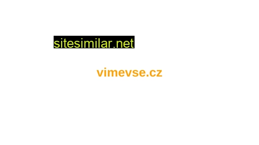 vimevse.cz alternative sites