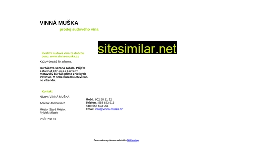 vinna-muska.cz alternative sites