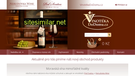 vinotekadodomu.cz alternative sites