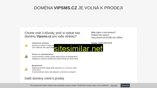 vipsms.cz alternative sites
