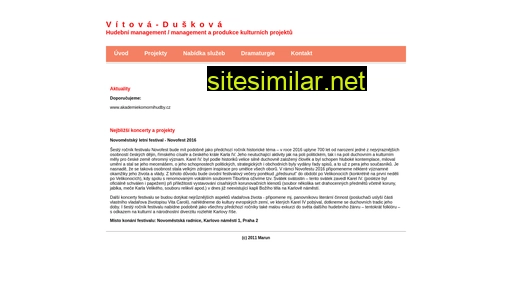 vitova-duskova.cz alternative sites
