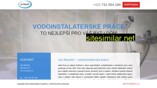 vodoinstalacemasarik.cz alternative sites