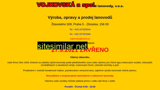 Vojkovska similar sites