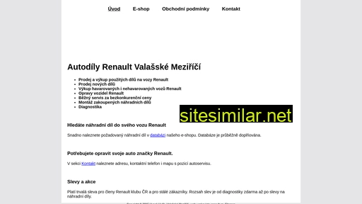 vrakoviste-renault.cz alternative sites