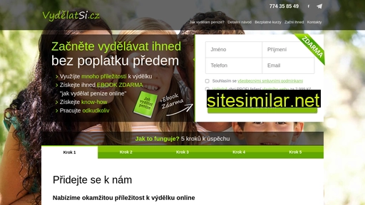 vydelatsi.cz alternative sites
