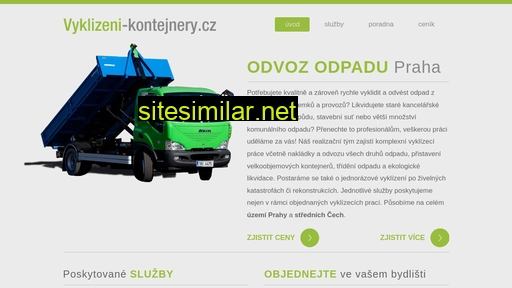 vyklizeni-kontejnery.cz alternative sites