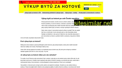 vykupbytuzahotove.cz alternative sites