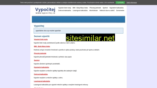 vypocitat.cz alternative sites
