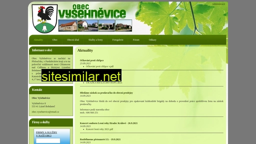 vysehnevice.cz alternative sites