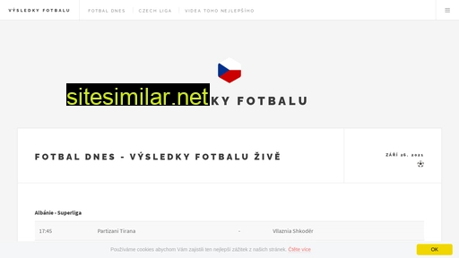 vysledkyfotbalu.cz alternative sites