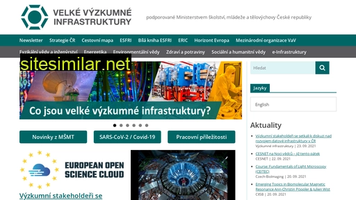 vyzkumne-infrastruktury.cz alternative sites