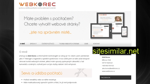 webkorec.cz alternative sites