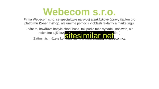 Webecom similar sites