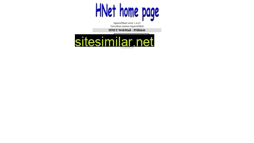 webmail.hnet.cz alternative sites