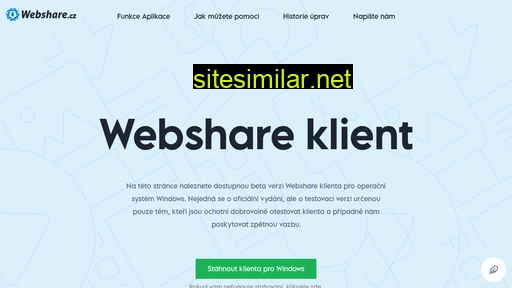 webshareklient.cz alternative sites