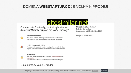 webstartup.cz alternative sites