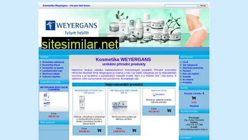 weyergans-shop.cz alternative sites