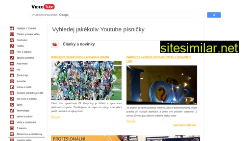 youtube-pisnicky-videa.cz alternative sites