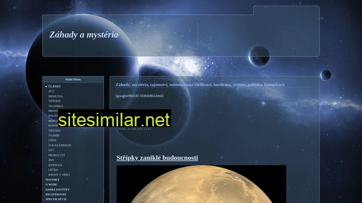 zahady-mysteria.cz alternative sites