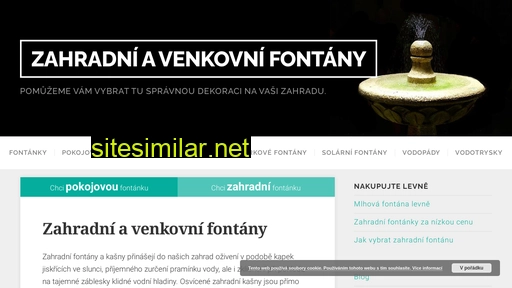 zahradni-fontany.cz alternative sites