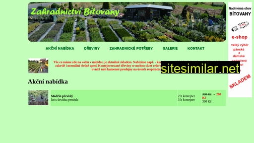 zahradnictvibitovany.cz alternative sites